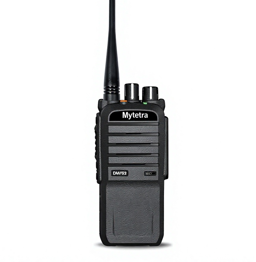 Mytetra DM702 DMR Digital IP66 Waterproof Walkie Talkie, 5W UHF/VHF AI Noise Reduction Two-Way Radio, 256CH 2600mAh Battery for Industrial Manufacturing Forest Safety Security