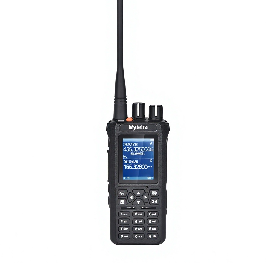 Mytetra DM728 10W High Power UV Dual-Band DMR Walkie Talkie, IP67 Waterproof UHF/VHF Two-Way Radio, 1024CH 2600mAh Battery, AES Encryption GPS Optional for Petrochemical Offshore Industrial Safety