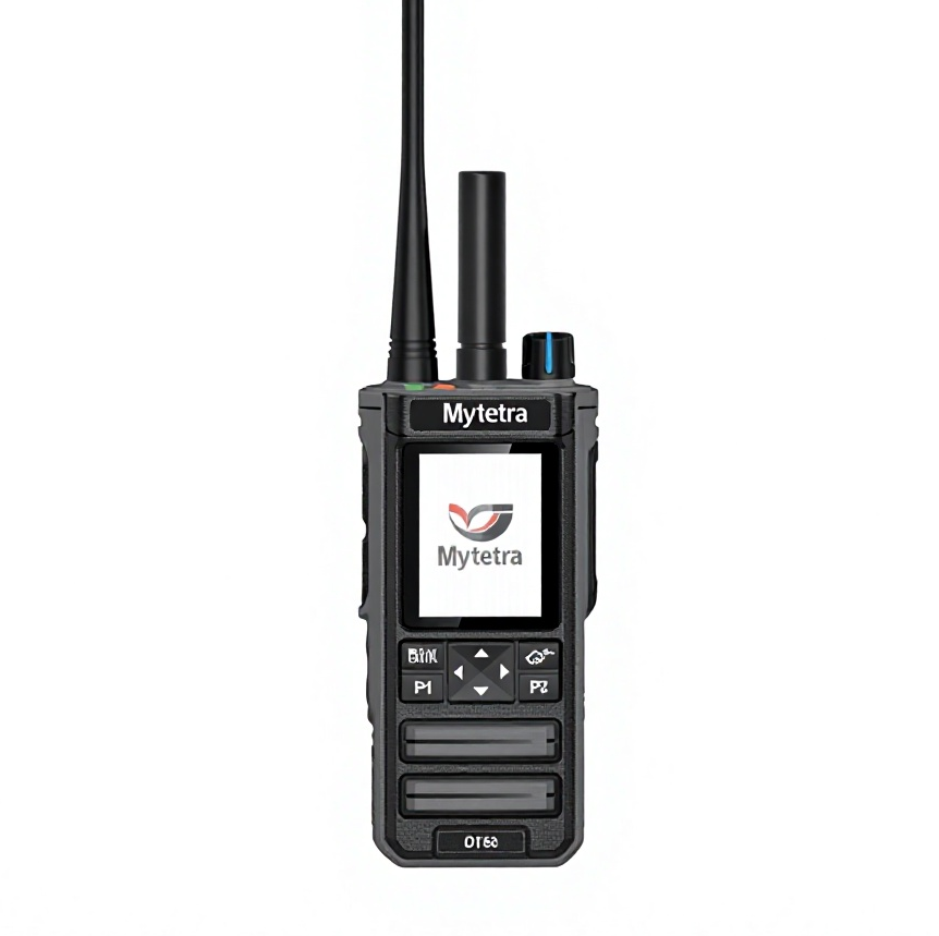 Mytetra MYT-D758 Hybrid DMR + 4G LTE Walkie Talkie, 5W UHF Nationwide PTT Two-Way Radio, IP68 Waterproof, 3400mAh Battery 2.0" HD Screen GPS Positioning for Industrial Logistics Multi-Site Safety