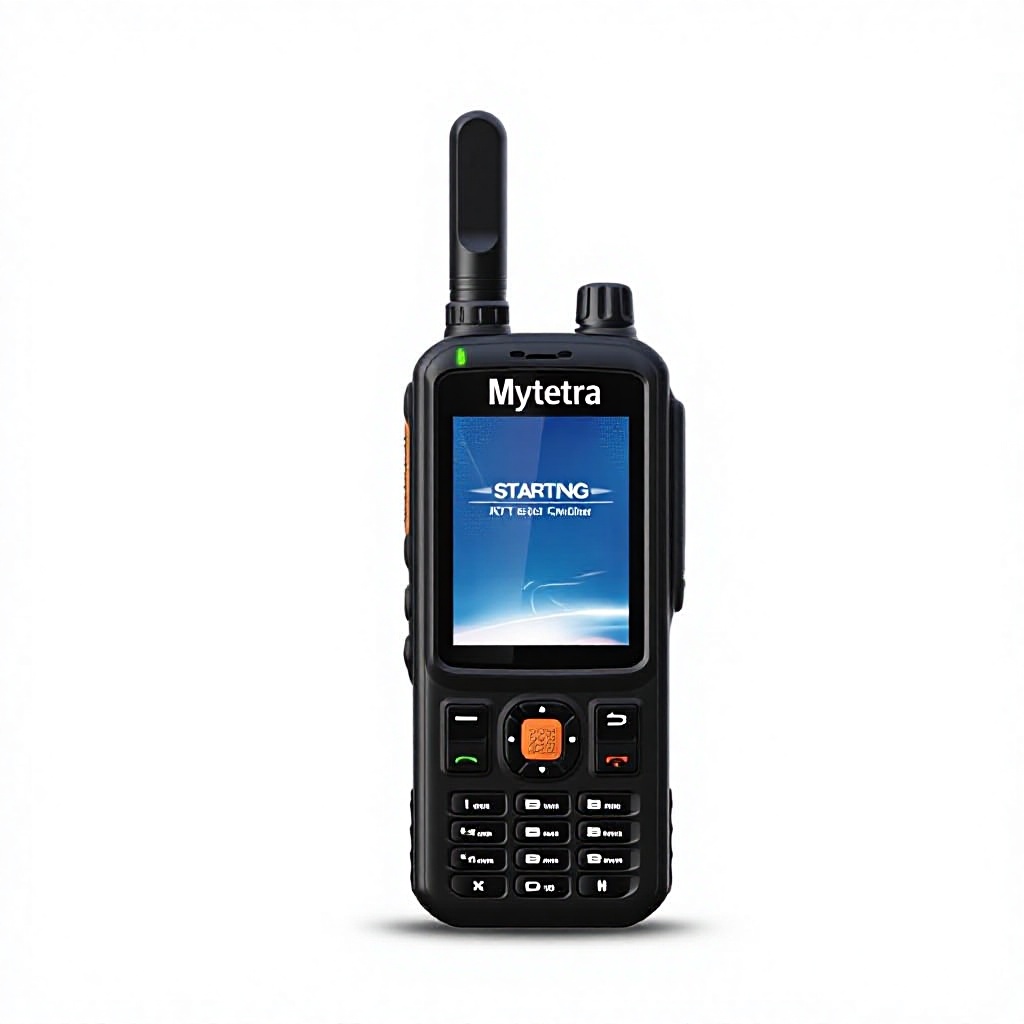 Mytetra V968S Smart 4G LTE Public Network Walkie Talkie, 2.4" Screen Nationwide PTT Two-Way Radio, 1200W Camera 3500mAh Battery GPS WIFI for Industrial Logistics Property Safety
